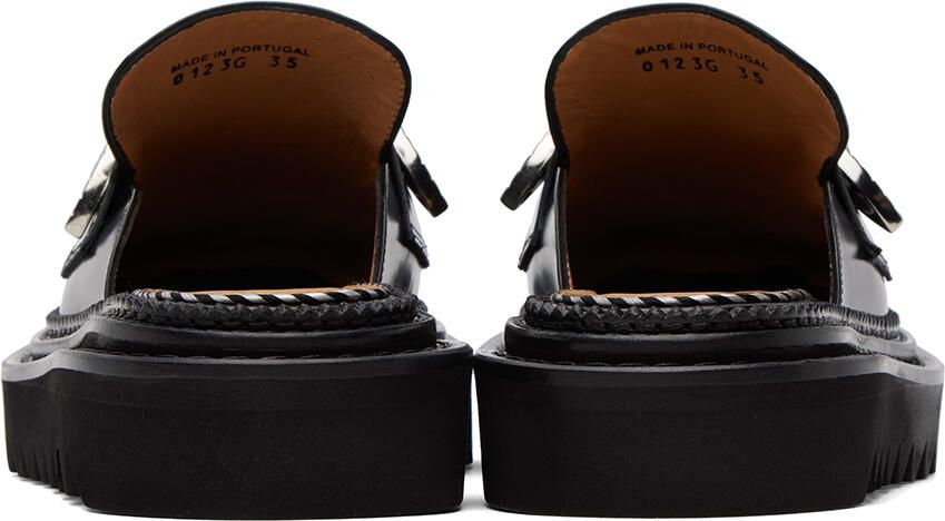 Toga Pulla Black Tassel Loafers