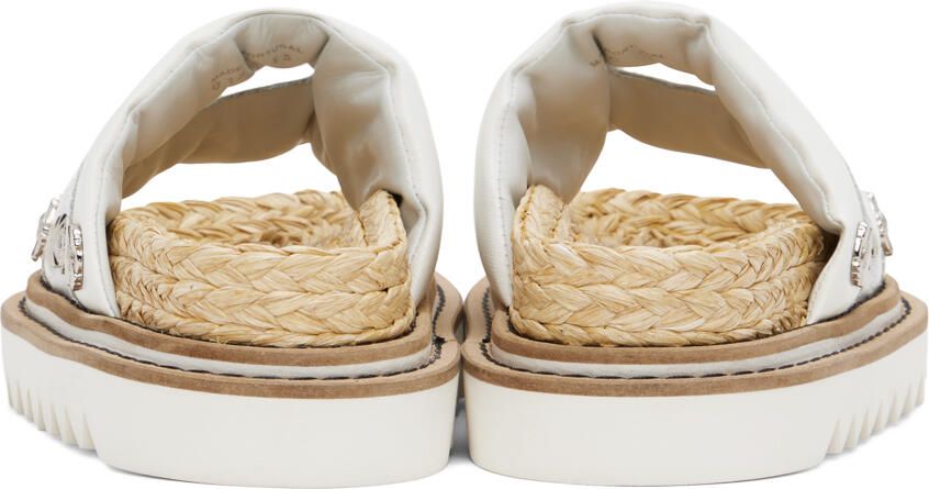 Toga Pulla Off-White Embellished Sandals - Picture 2