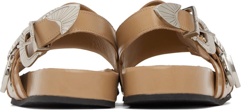 Toga Pulla SSENSE Exclusive Beige Hardware Sandals - Picture 2