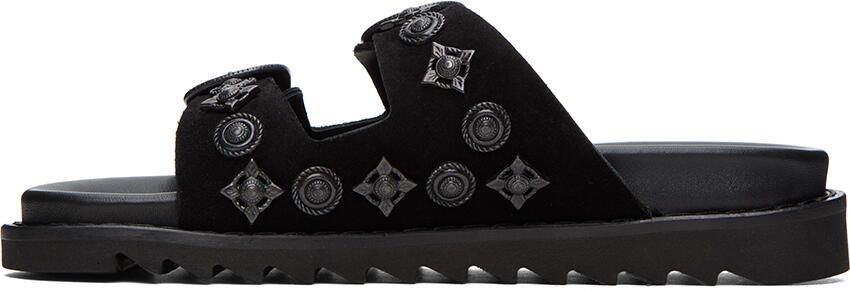 Toga Pulla SSENSE Exclusive Black Buckle Sandals - Picture 4