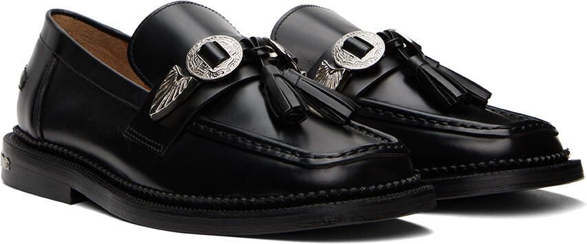 Toga Pulla SSENSE Exclusive Black Embellished Loafers - Picture 2