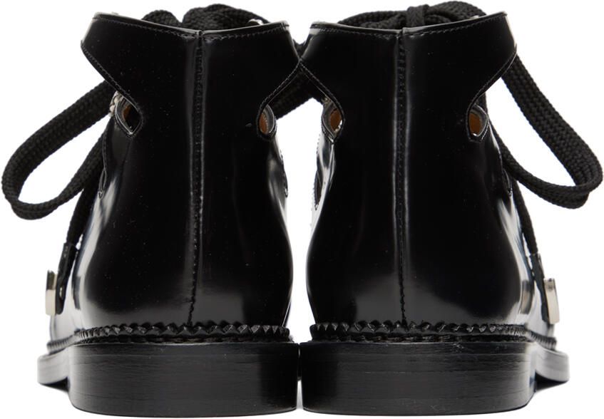 Toga Pulla SSENSE Exclusive Black Lace-Up Shoes