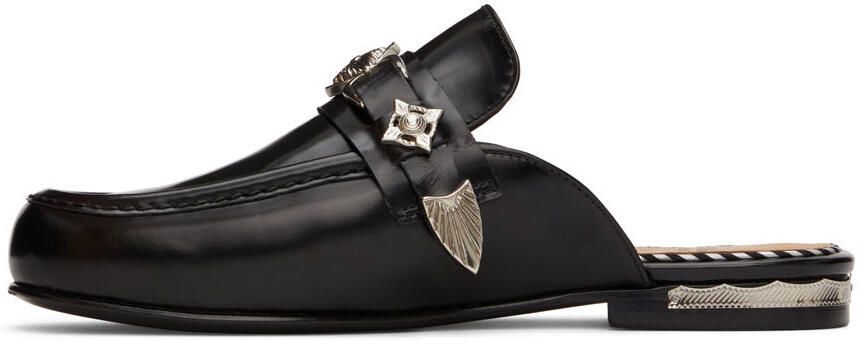 Toga Pulla SSENSE Exclusive Black Loafer Mules - Picture 3