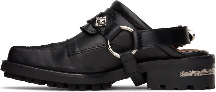 Toga Pulla SSENSE Exclusive Black Slingback Loafers - Picture 5