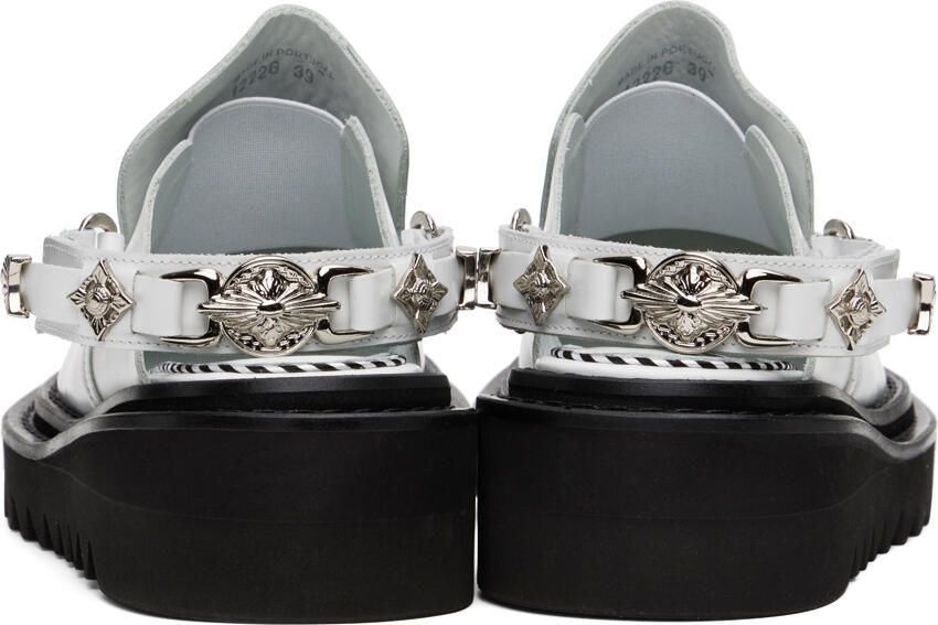 Toga Pulla White Hardware Loafers