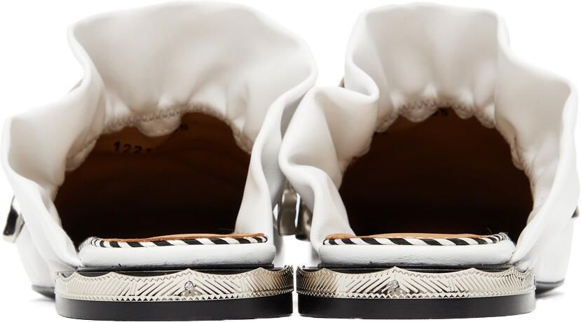 Toga Pulla White Slip-On Loafers