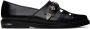 Toga Virilis Black Embellished Buckle Loafers - Thumbnail 1