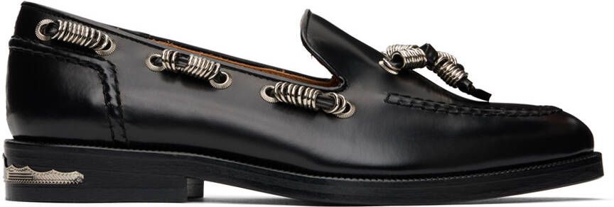 Toga Virilis Black Serrated Derbys - Picture 9