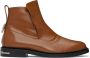 Toga Virilis Brown Concealed Gussets Chelsea Boots - Thumbnail 1