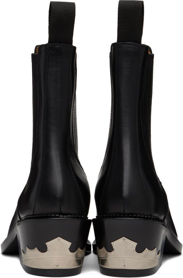 Toga Virilis Black Hardware Chelsea Boots - Picture 5