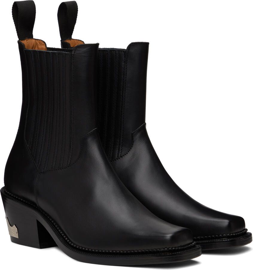 Toga Virilis Black Hardware Chelsea Boots - Picture 2