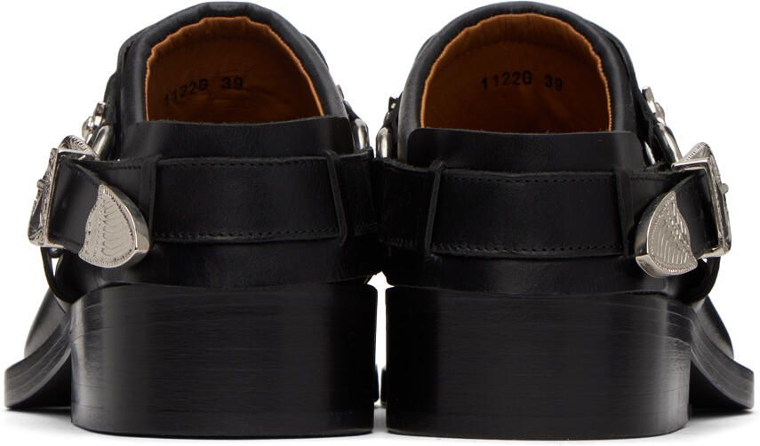 Toga Virilis SSENSE Exclusive Black O-Ring Loafers - Picture 6