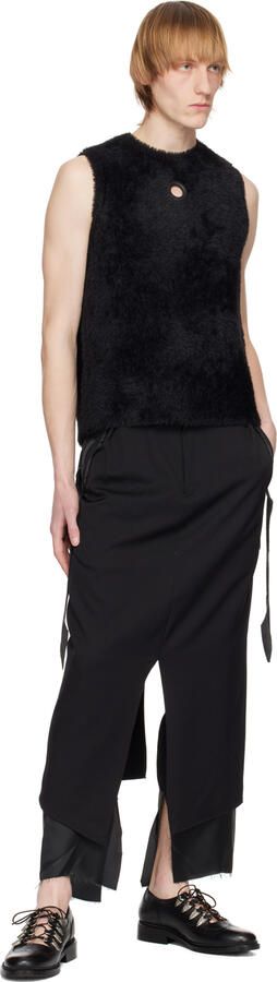 Toga Virilis Black Leather Oxfords - Picture 4