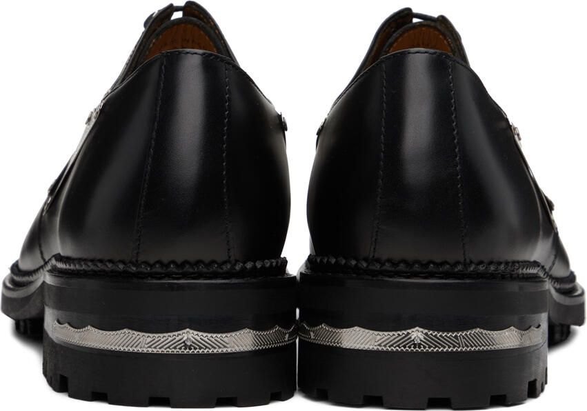 Toga Virilis Black Metal Plate Oxfords
