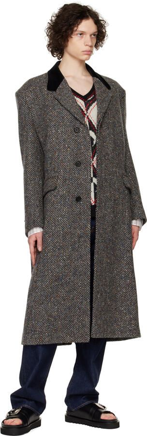 Toga Virilis Black Pin-Buckle Sandals - Picture 4