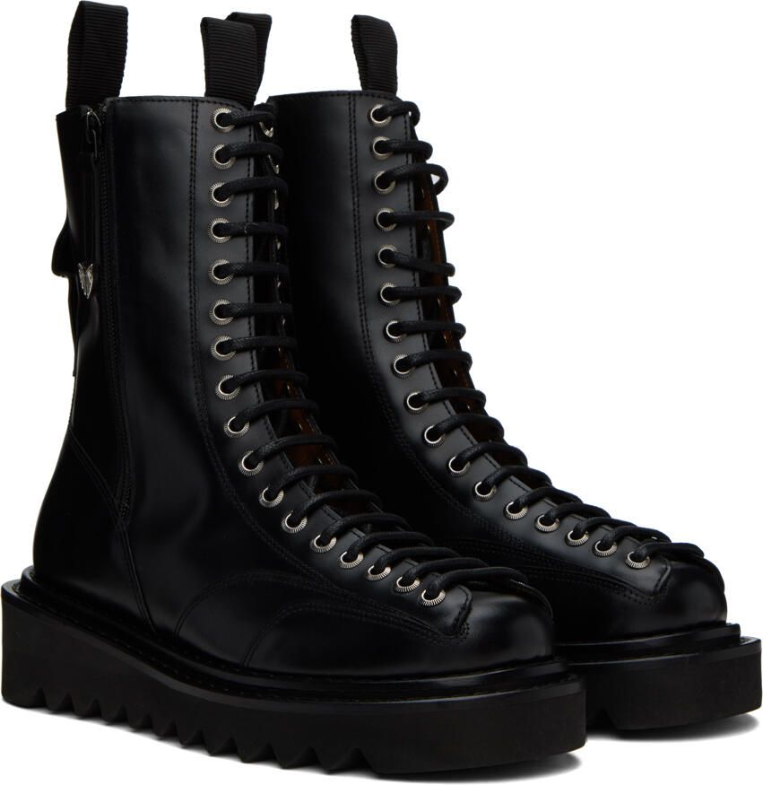 Toga Virilis Black Platform Boots - Picture 2
