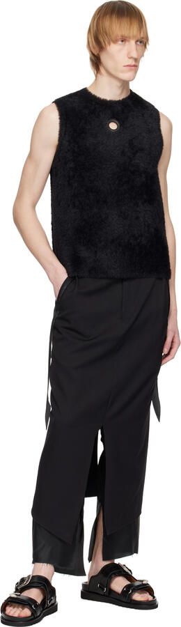 Toga Virilis Black Polished Sandals - Picture 5