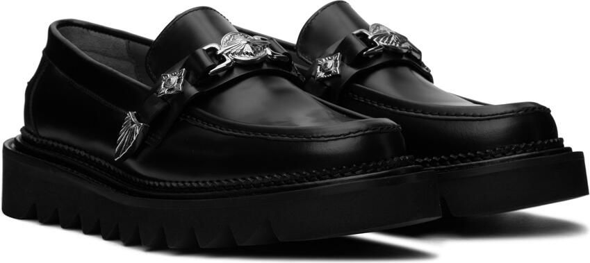 Toga Virilis Black Polished Loafers - Picture 2