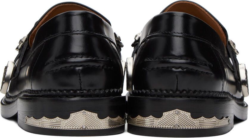 Toga Virilis Black Polished Loafers