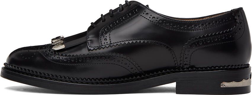 Toga Virilis Black Serrated Derbys - Picture 7