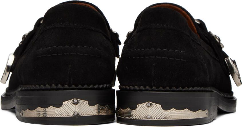 Toga Virilis Black Suede Loafers