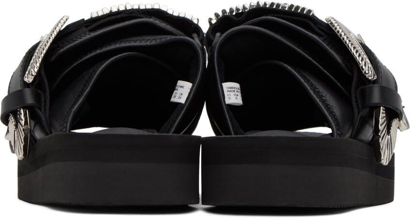 Toga Virilis Black Suicoke Edition Moto Sandals