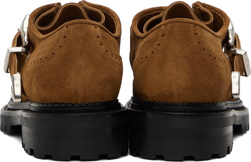 Toga Virilis Brown Pin-Buckle Loafers