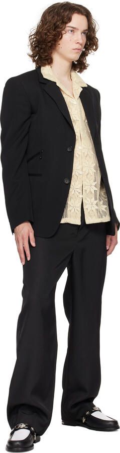 Toga Virilis SSENSE Exclusive Black & White Hard Loafers - Picture 2