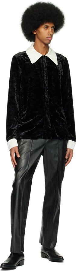 Toga Virilis SSENSE Exclusive Black Embroidered Chelsea Boots - Picture 6