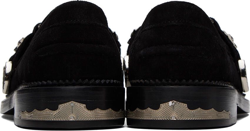 Toga Virilis SSENSE Exclusive Black Hardware Loafers