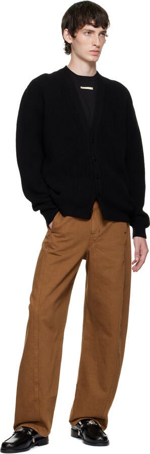 Toga Virilis SSENSE Exclusive Brown Leather Loafers - Picture 4