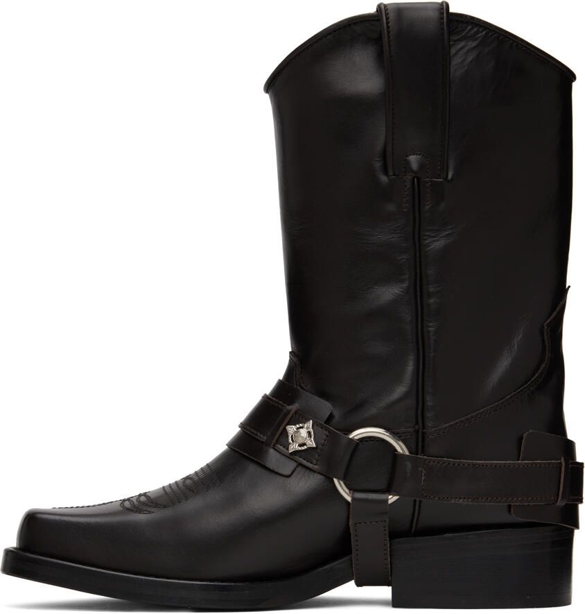 Toga Virilis SSENSE Exclusive Brown Western Boots