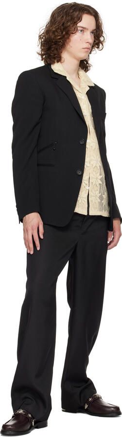 Toga Virilis SSENSE Exclusive Burgundy Polished Loafers - Picture 4