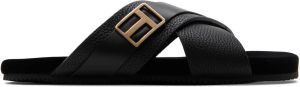 TOM FORD Black Butterfly Sandals
