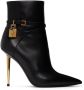 TOM FORD Black Leather Padlock 105 Ankle Boots - Thumbnail 1