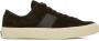 TOM FORD Brown Cambridge Sneakers - Thumbnail 1