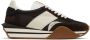 TOM FORD Brown James Sneakers - Thumbnail 1