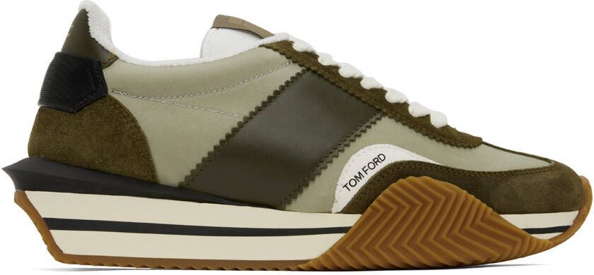 TOM FORD Green James Sneakers