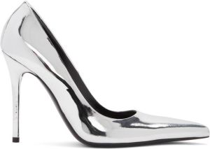 TOM FORD Silver Mirror Pointy Pumps