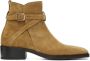 TOM FORD Tan Suede Rochester Boots - Thumbnail 1