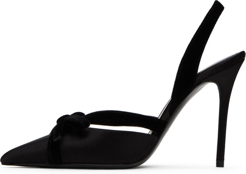 TOM FORD Black Bow Heels - Picture 3