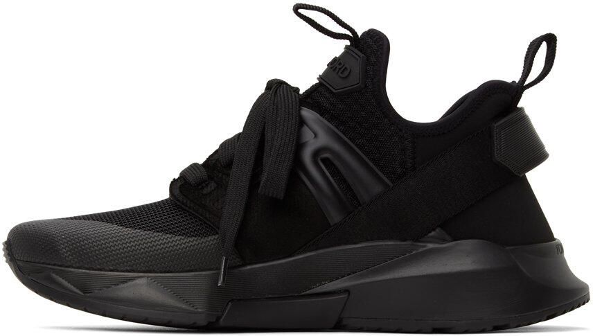 TOM FORD Black Jago Sneakers - Picture 4