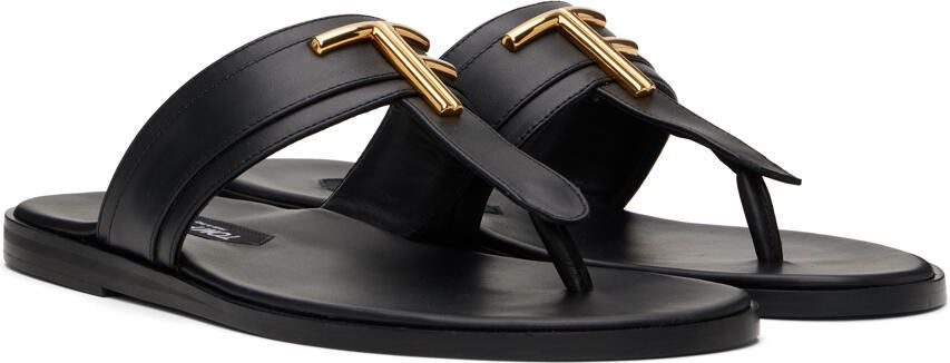 TOM FORD Black Brighton Sandals