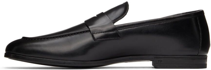 TOM FORD Black Sean Loafers - Picture 4