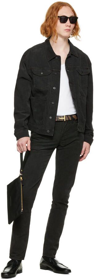 TOM FORD Black Sean Loafers - Picture 3