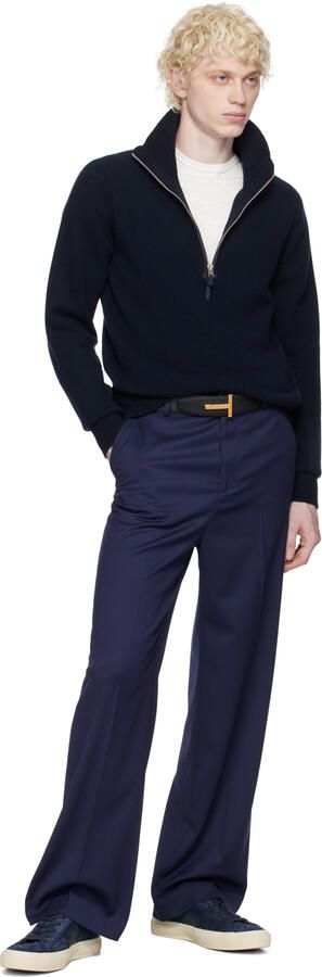 TOM FORD Indigo Cambridge Sneakers - Picture 4