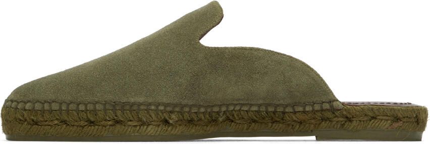 TOM FORD Khaki Suede Barnes Espadrilles - Picture 4