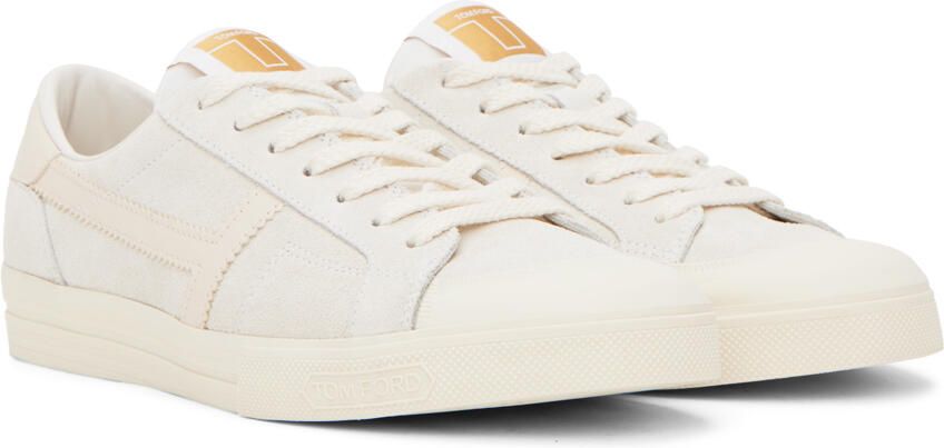 TOM FORD Off-White Jarvis Sneakers - Picture 2