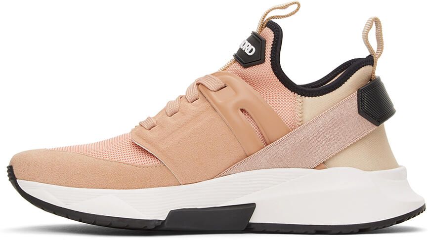 TOM FORD Pink Jago Sneakers - Picture 4