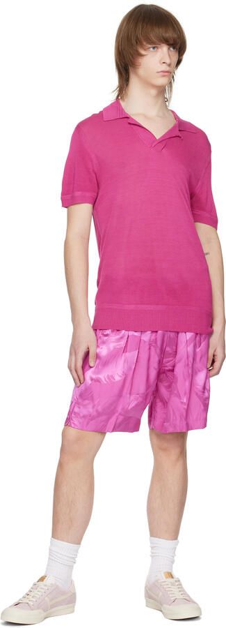 TOM FORD Pink Jarvis Sneakers - Picture 3